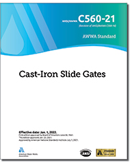 AWWA C560-21 Cast-Iron Slide Gates