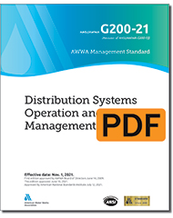 AWWA G200-21 Distribution Systems Operation and Management (PDF)