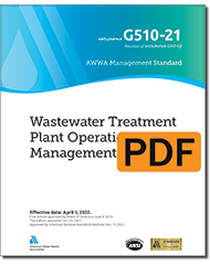 AWWA G510-21 (Print+PDF) Wastewater Treatment Plant Operations and Management