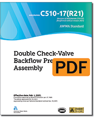 AWWA C510-17(R21) Double Check Valve Backflow Prevention Assembly (PDF)
