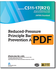 AWWA C511-17(R21) Reduced-Pressure Principle Backflow Prevention Assembly (PDF)
