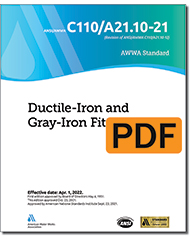 AWWA C110-21 Ductile-Iron and Gray-Iron Fittings (PDF)
