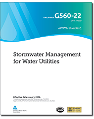 AWWA G560-22 (Print+PDF) Stormwater Management for Water Utilities