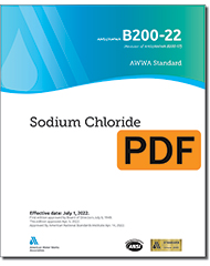 AWWA B200-22 (Print+PDF) Sodium Chloride