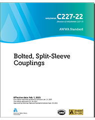 AWWA C227-22 Bolted, Split-Sleeve Couplings