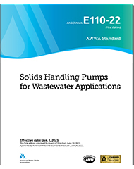 AWWA E110-22 Solids Handling Pumps for Wastewater Applications