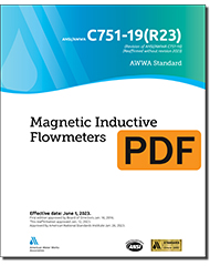 AWWA C751-19(R23) (Print+PDF) Magnetic Inductive Flowmeters