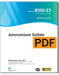 AWWA B302-23 Ammonium Sulfate (PDF)