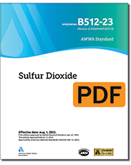 AWWA B512-23 (Print+PDF) Sulfur Dioxide