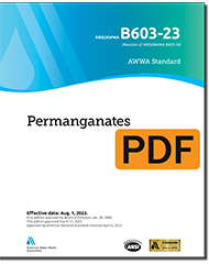 AWWA B603-23 (Print+PDF) Permanganates