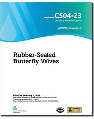 AWWA C504-23 Rubber-Seated Butterfly Valves