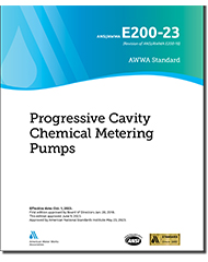 AWWA E200-23 Progressive Cavity Chemical Metering Pumps