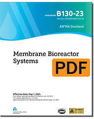AWWA B130-23 (Print+PDF) Membrane Bioreactor Systems