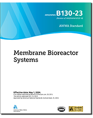 AWWA B130-23 (Print+PDF) Membrane Bioreactor Systems