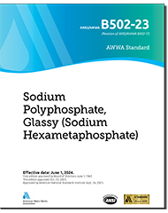 AWWA B502-23 Sodium Polyphosphate, Glassy (Sodium Hexametaphosphate)