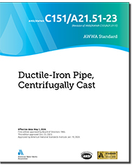 AWWA C151/A21.51-23 Ductile-Iron Pipe, Centrifugally Cast