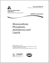 AWWA B504-18 Monosodium Phosphate, Anhydrous and Liquid