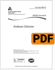 AWWA B303-18 Sodium Chlorite (PDF)