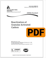 AWWA B605-18 Reactivation of Granular Activated Carbon (PDF)