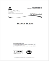 AWWA B402-18 Ferrous Sulfate