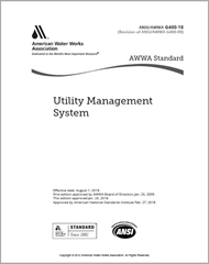 AWWA G400-18 (Print+PDF) Utility Management System