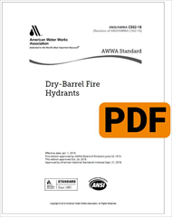AWWA C502-18 Dry-Barrel Fire Hydrants (PDF)