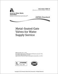 AWWA C500-19 (Print+PDF) Metal-Seated Gate Valves for Water Supply Service