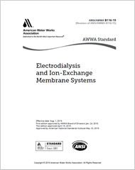 AWWA B116-19 (Print+PDF) Electrodialysis and Ion-Exchange Membrane Systems
