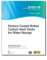 AWWA D103-19 Factory-Coated Bolted Carbon Steel Tanks for Water Storage