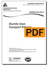 AWWA C153-19 Ductile-Iron Compact Fittings (PDF)