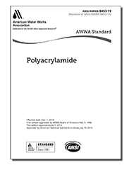 AWWA B453-19 (Print+PDF) Polyacrylamide