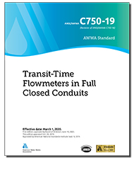 AWWA C750-19 Transit-Time Flowmeters in Full Closed Conduits