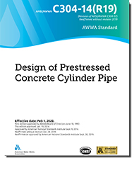 AWWA C304-14(R19) Design of Prestressed Concrete Cylinder Pipe
