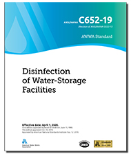 AWWA C652-19 Disinfection of Water Storage Facilities