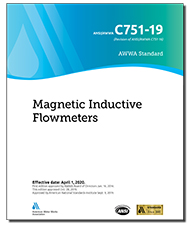 AWWA C751-19 (Print+PDF) Magnetic Inductive Flowmeters