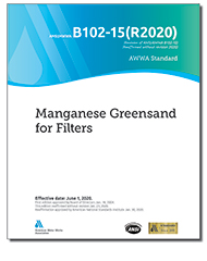 AWWA B102-15(R20) Manganese Greensand for Filters