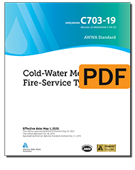 AWWA C703-19 Cold-Water Meters - Fire-Service Type (PDF)
