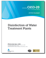 AWWA C653-20 Disinfection of Water Treatment Plants