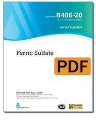AWWA B406-20 Ferric Sulfate (PDF)