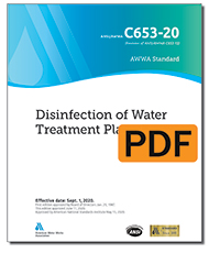 AWWA C653-20 Disinfection of Water Treatment Plants (PDF)