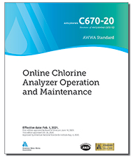 AWWA C670-20 (Print+PDF) Online Chlorine Analyzer Operation and Maintenance
