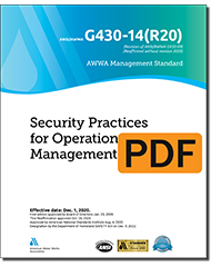 AWWA G430-14(R20) (Print+PDF) Security Practices for Operation and Management
