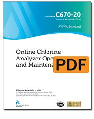 AWWA C670-20 Online Chlorine Analyzer Operation and Maintenance (PDF)