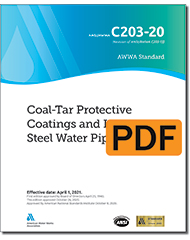 AWWA C203-20 Coal-Tar Protective Coatings and Linings for Steel Water Pipe (PDF)