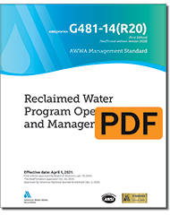AWWA G481-14(R20) Reclaimed Water Program Operation and Management (PDF)